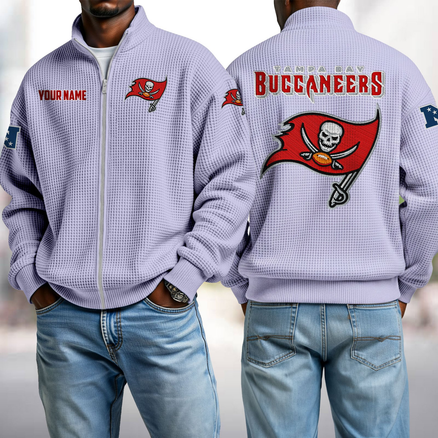 TB x NFL Waffle Zip-Up Sweatshirt DatND DVT