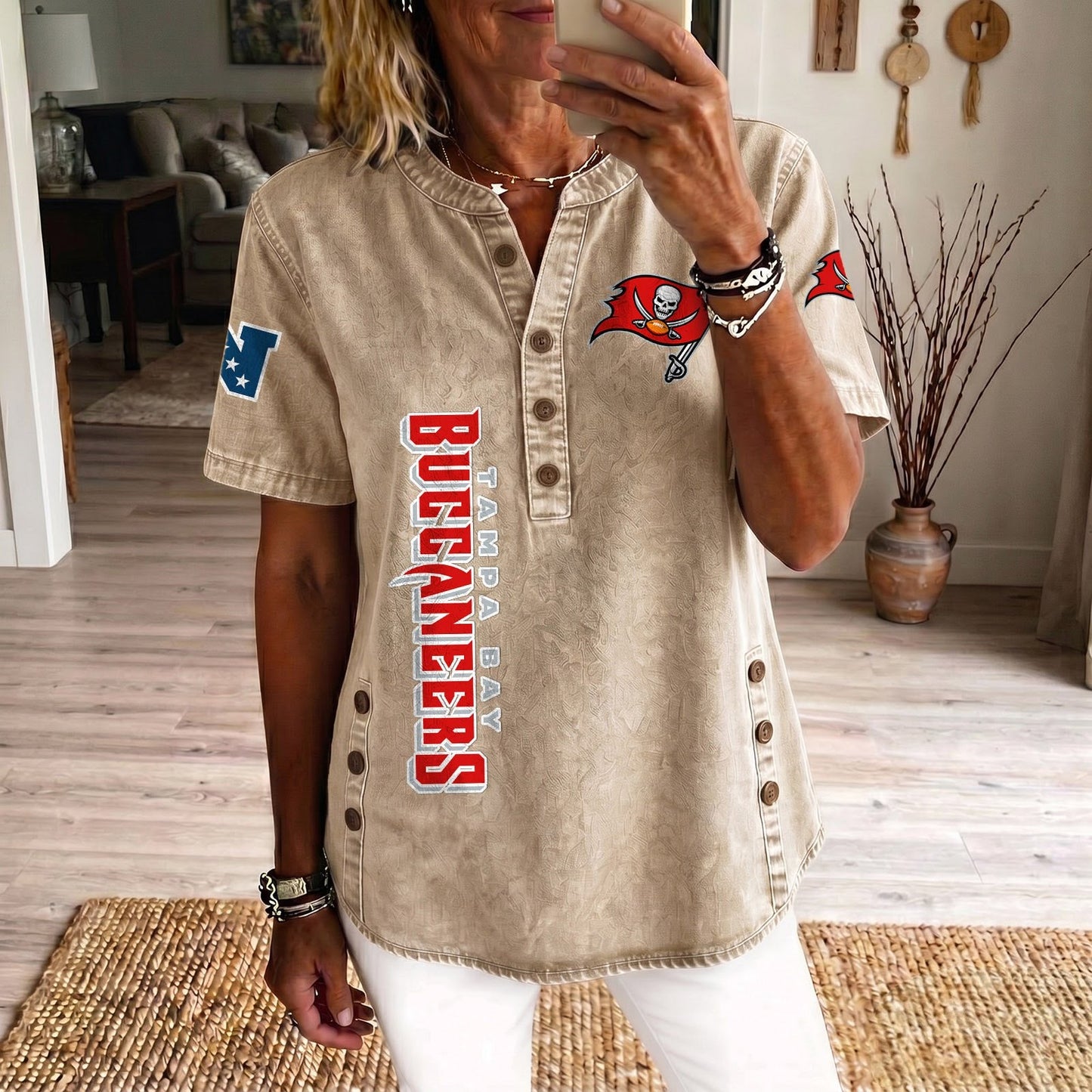 TB x NFL Womenƒ??s Denim Casual Tops DATND LBN 190526