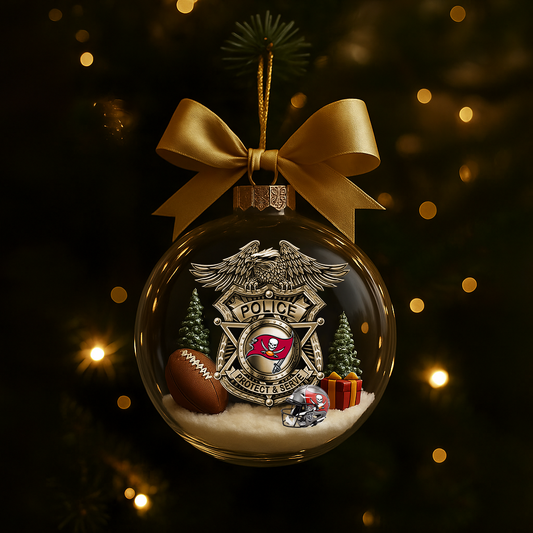 TBB Premium Law Enforcement Appreciation Day Ornament DDT CTND