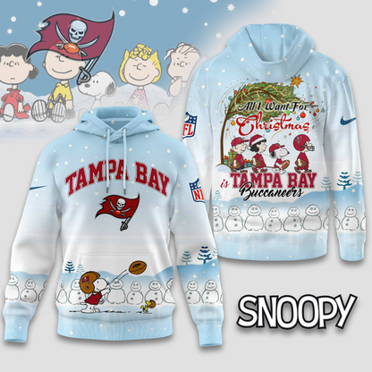 TBB Premium NFL Peanuts Snow Day Hoodie DDT CTND