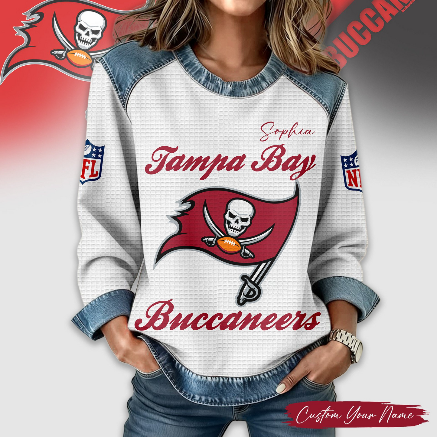 TBB Premium NFL Print Casual Sweatshirt DDT CTND