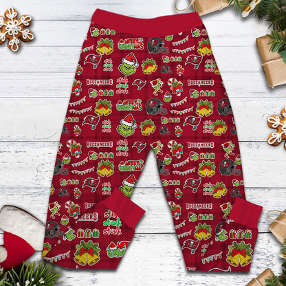 TBB Premium NFL They Ain't Us Grinch Pajamas Set DDT CTND