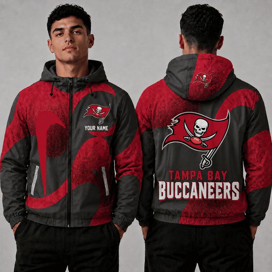 TBB x NFL Premium Windbreaker Jacket Personalized Gift For Fan