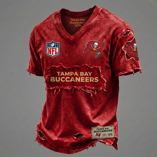 TBB NFL Premium V-Neck T-shirt Gift For Fans 0306 NAK DATND NHT