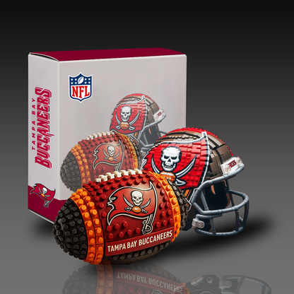 NFL Team Ball & Helmets Building Block Football Set DDT CTND