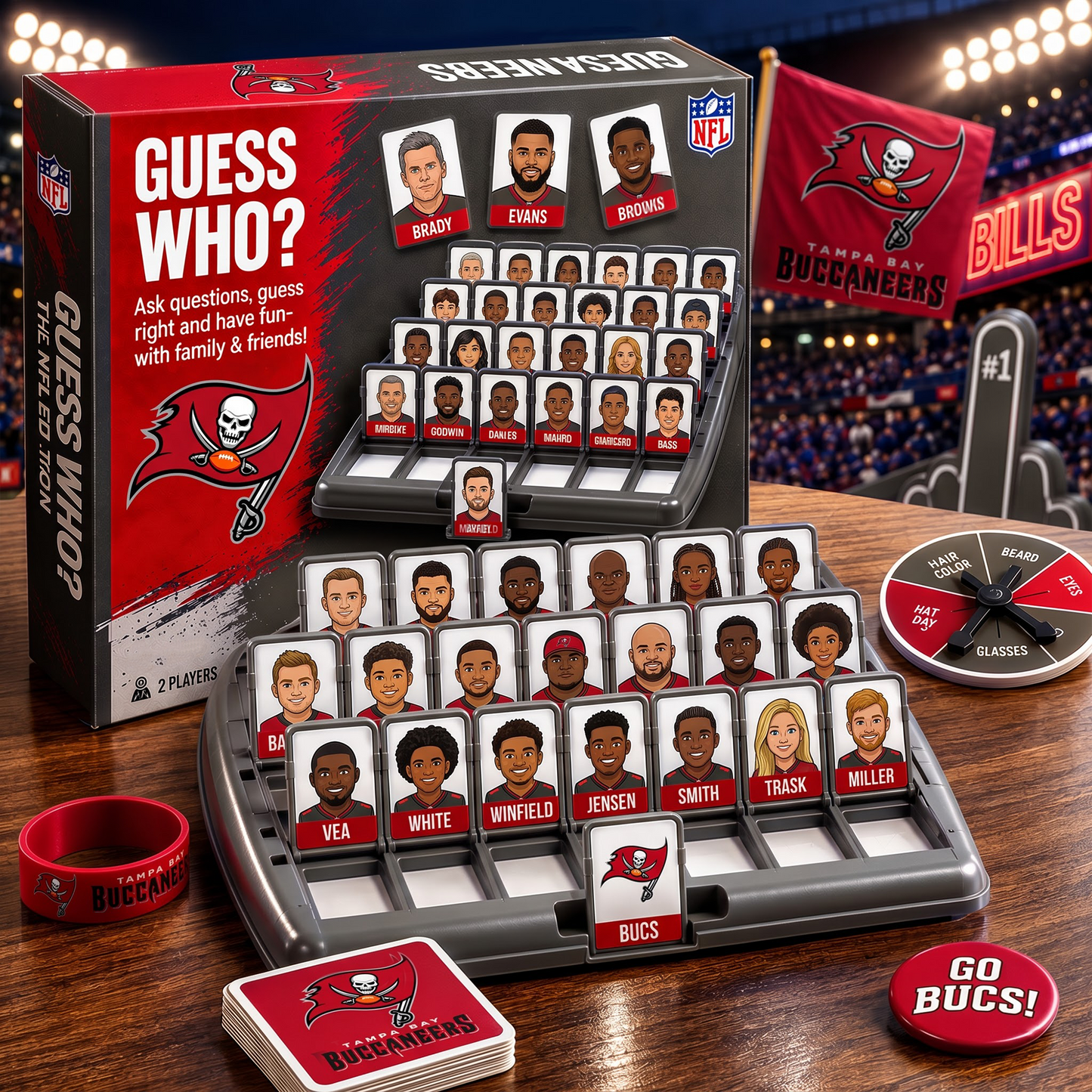 TBB_NFL ELITE FAN GUESS WHO BOARD GAME Ã¢â‚¬â€œ COLLECTOR EDITION