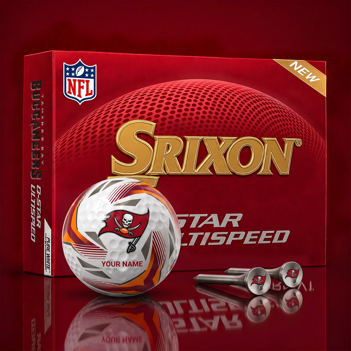 TBB_NFL Football Fan Signature Golf Ball Set – Personalized Edition