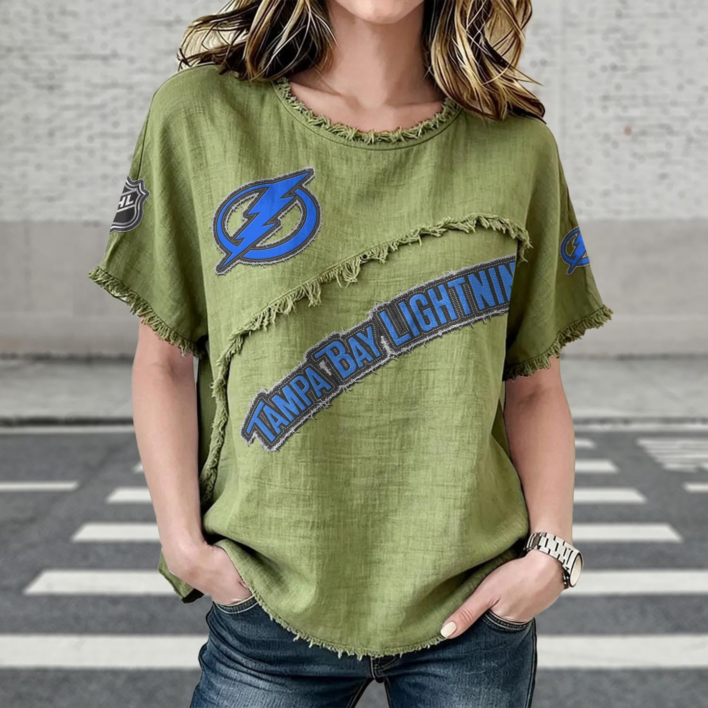TBL x NHL Womenƒ??s Vintage O-Neck 2905 DatND DVT