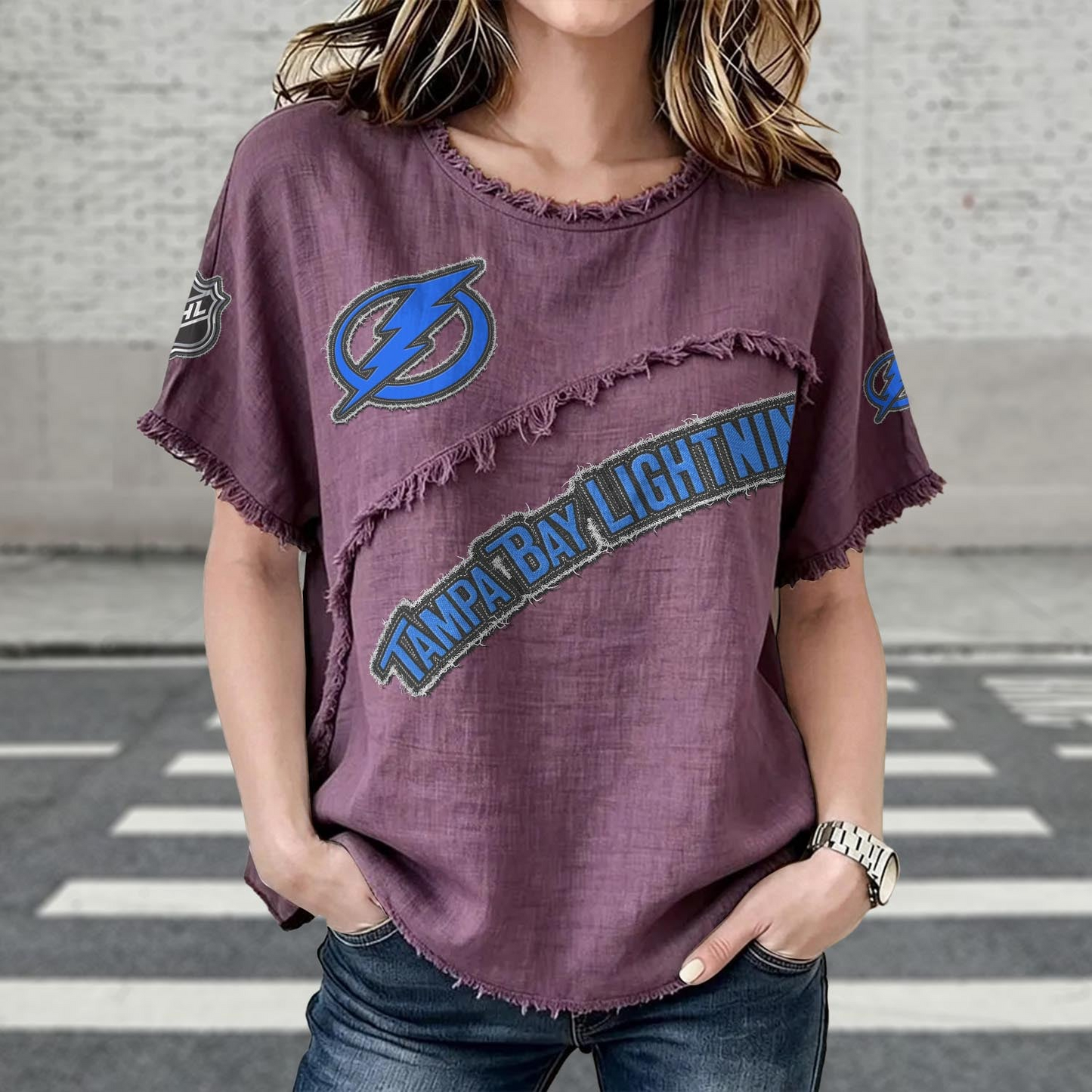 TBL x NHL Womenƒ??s Vintage O-Neck 2905 DatND DVT