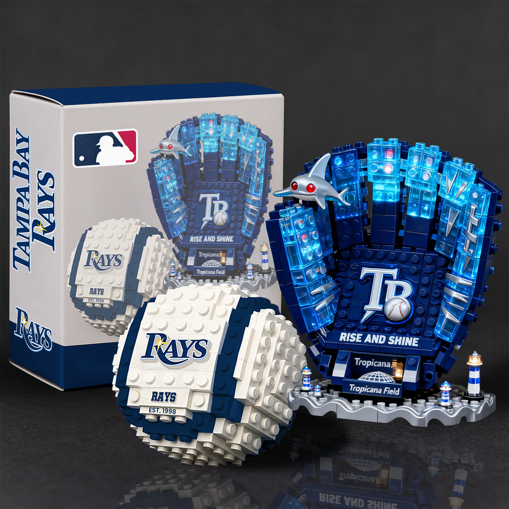 MLB Teams Baseball Glove & Ball Building Block Set DDT NTL