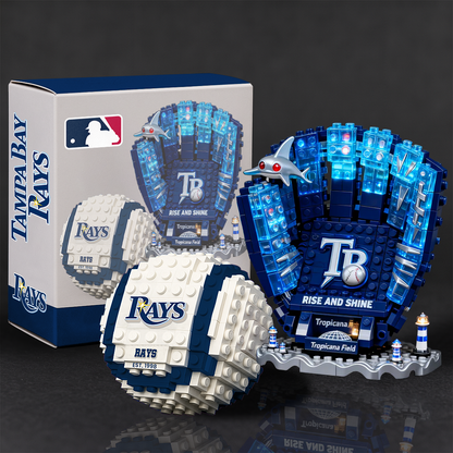 MLB Teams Baseball Glove & Ball Building Block Set DDT NTL