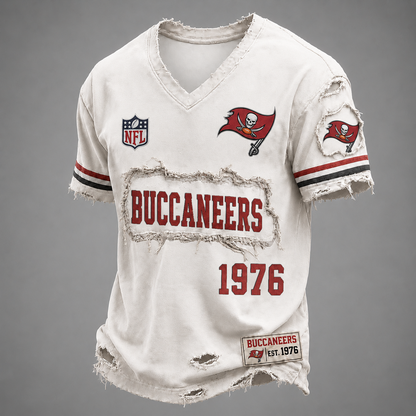 TB x NFL LUXURY V-Neck T-Shirt 3005 DatND DVT