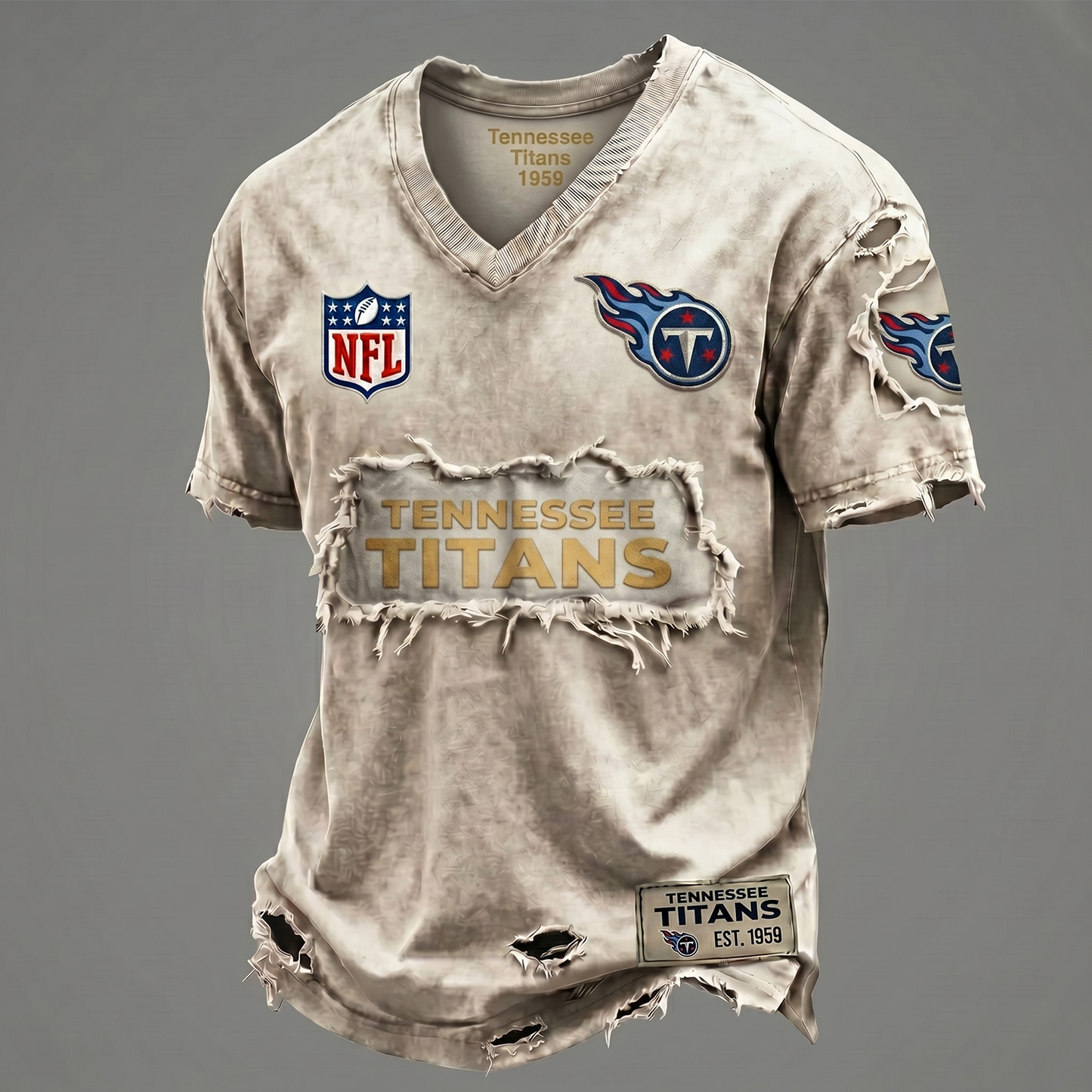 TT NFL Premium V-Neck T-shirt Gift For Fans 0306 NAK DATND NHT