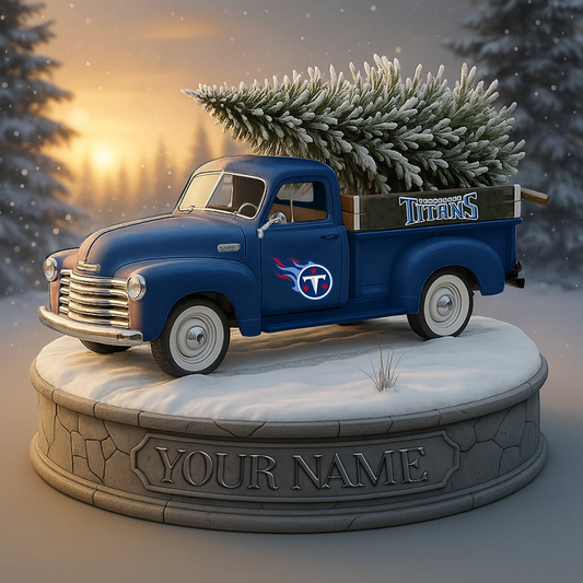 TEN Custom NFL Christmas Acrylic Block Plaque Decor DatND DVT
