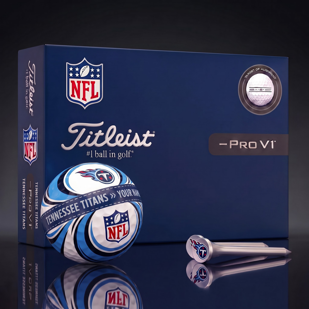 TEN X Luxury NFL Football Golf Ball Set – Personalized Edition
