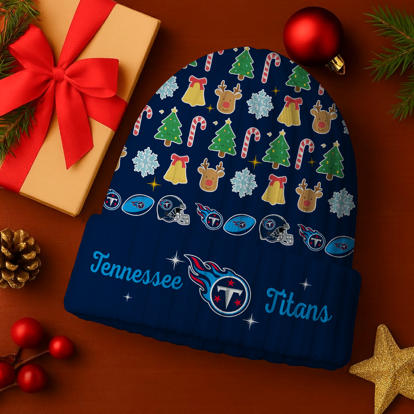 TEN x NFL Christmas Beanie DatND DVT