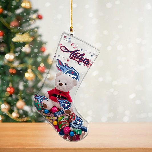 TEN x NFL Christmas Personalized Acrylic Ornament DatND DVT