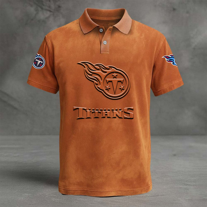 TEN x NFL Embossed Polo Shirt DATND TANTD
