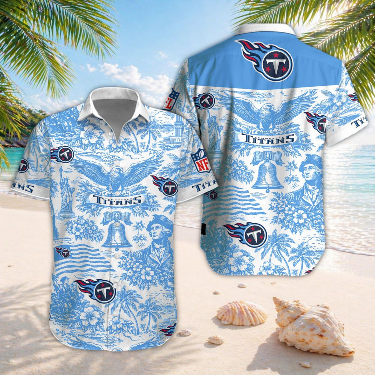 TEN x NFL Hawaiian Shirt 2006