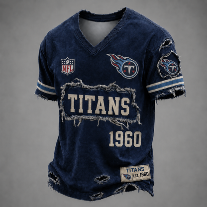 TEN x NFL LUXURY V-Neck T-Shirt 3005 DatND DVT