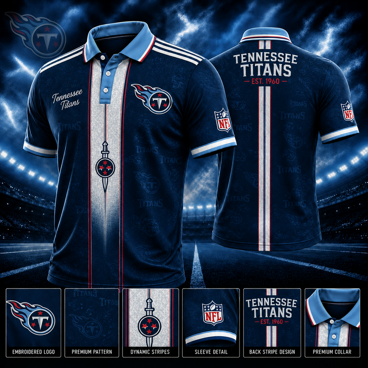 TEN x NFL Polo Shirt Limited Edition