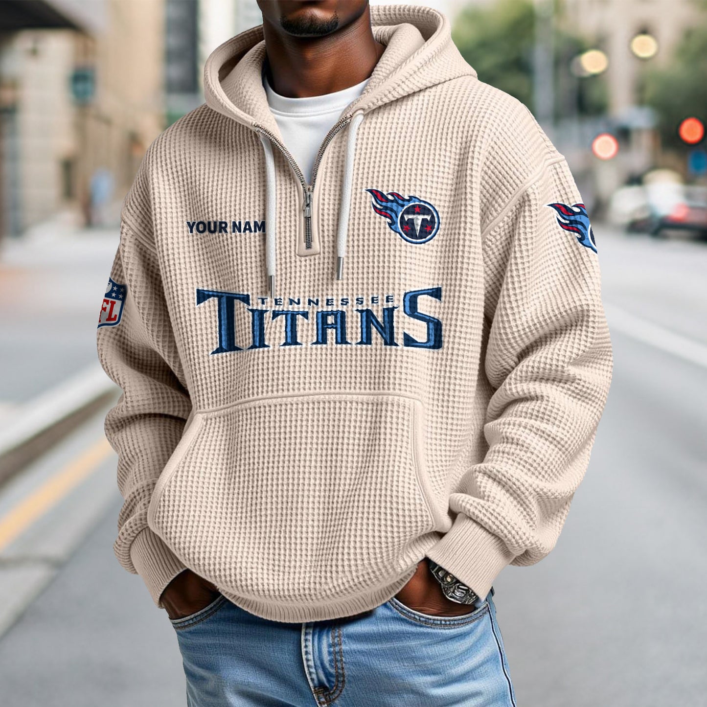TEN x NFL Waffle Hoodie DatND DVT