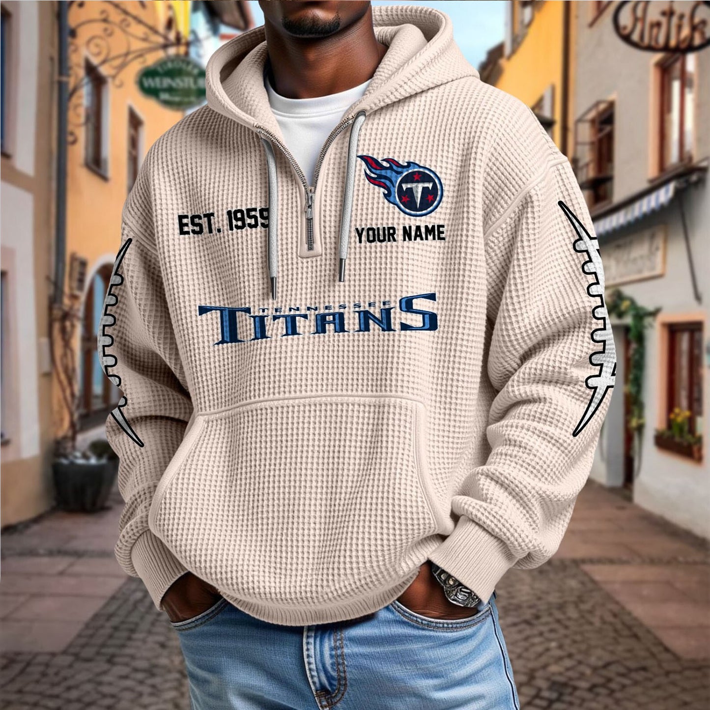 TEN x NFL Waffle Hoodie DatND DVT