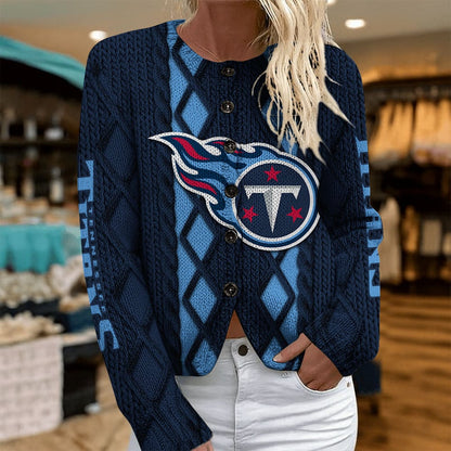 TEN x NFL Women's Cardigan Sweater DatND DVT