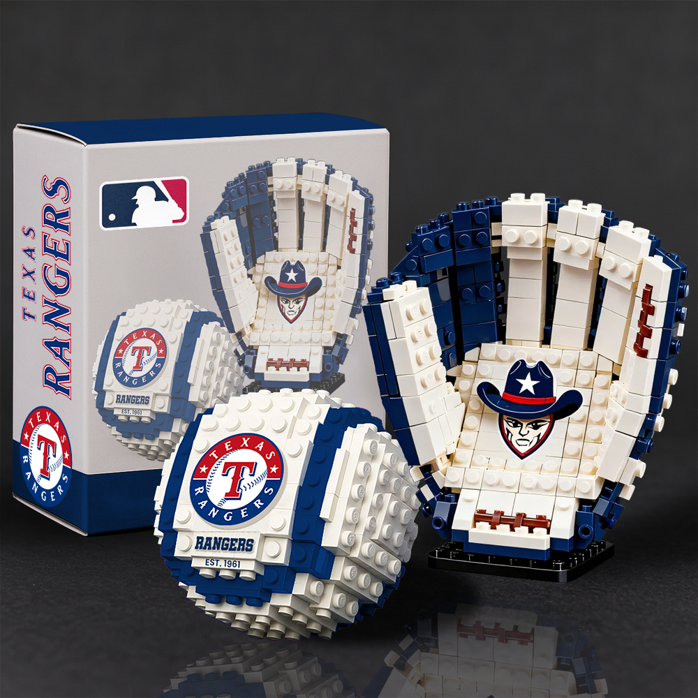 MLB Teams Baseball Glove & Ball Building Block Set DDT NTL