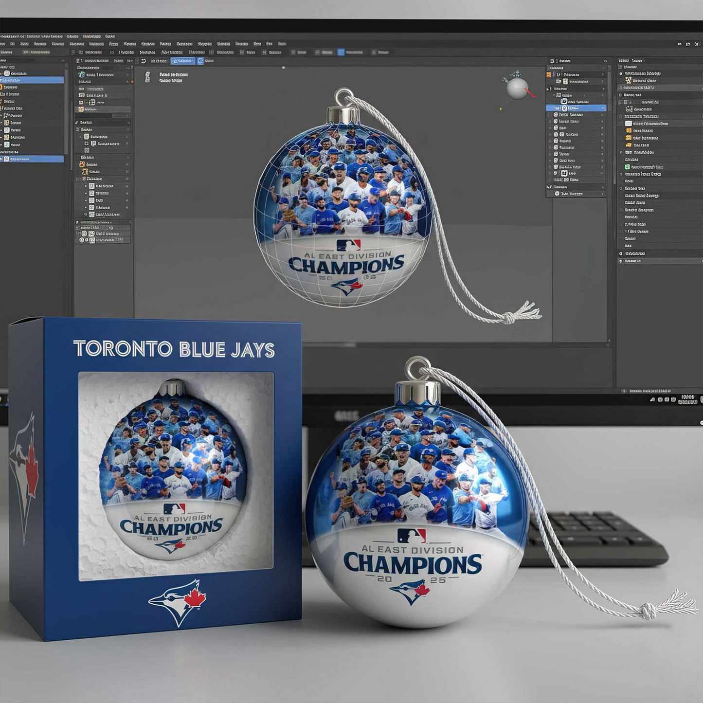 TOR 2025 American League Champions Ornament V1 DatND DVT