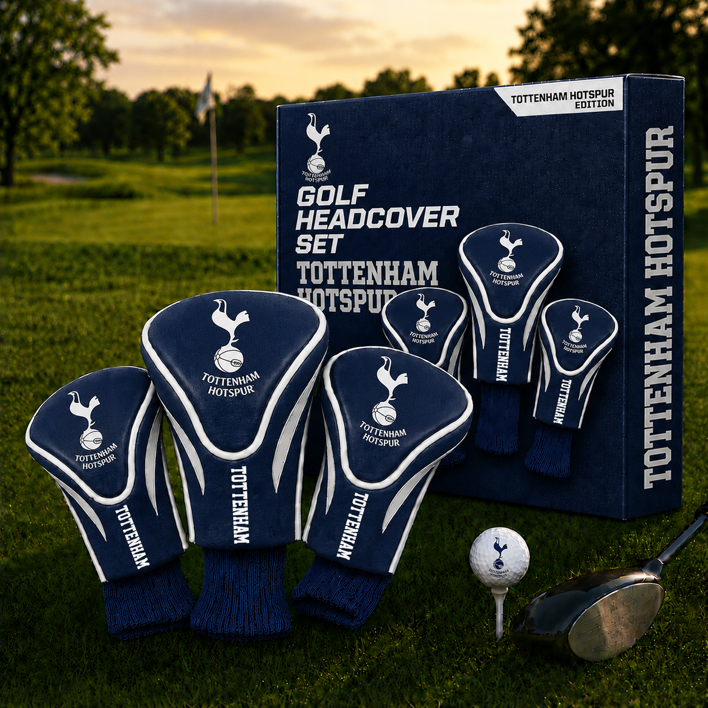 TOT Team Golf EPL 3-Pack Contour Sock Headcovers