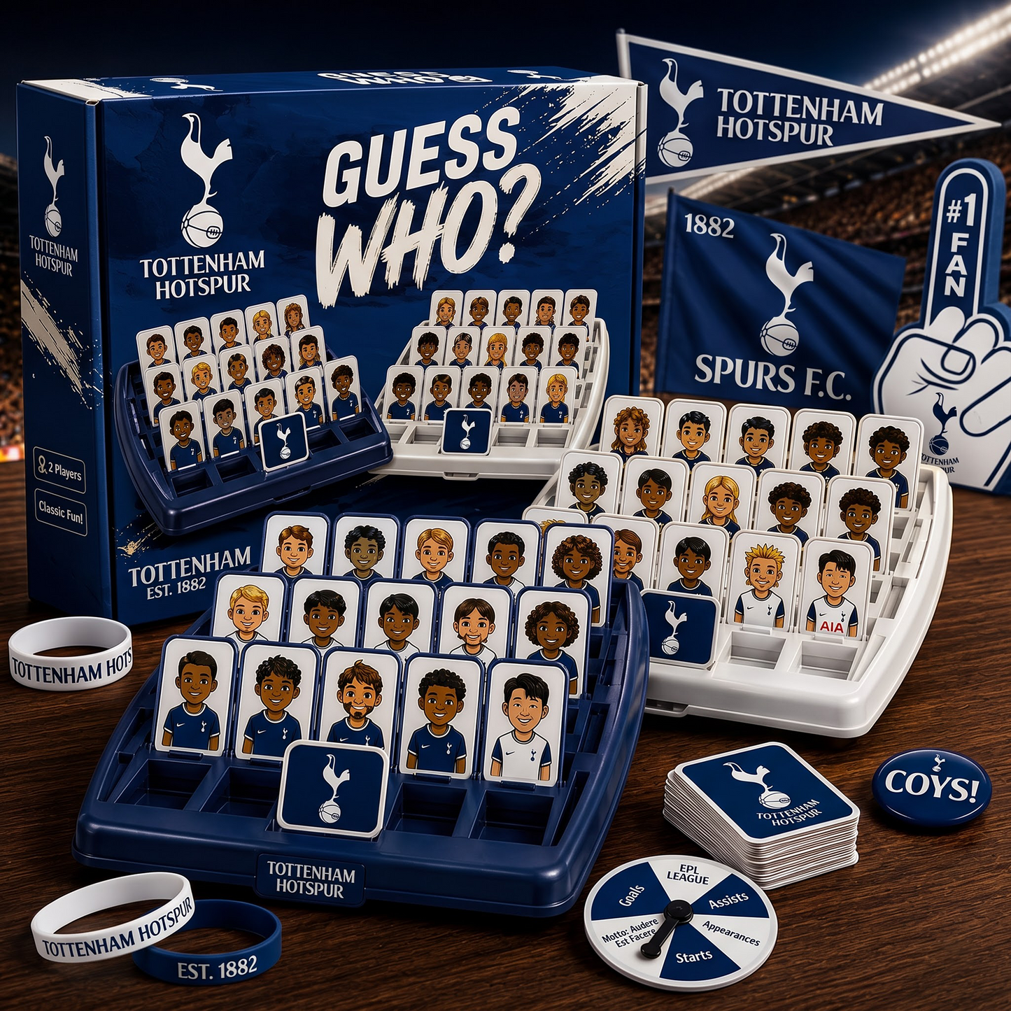 TOT X EPL ELITE FAN GUESS WHO BOARD GAME – COLLECTOR EDITION