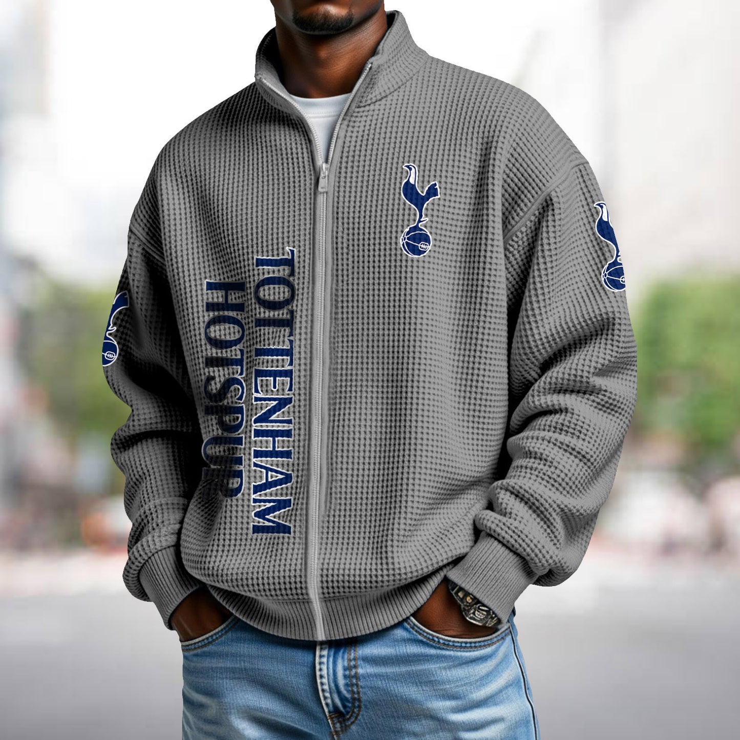 TOT x EPL Waffle Zip Up Sweatshirt DatND DVT