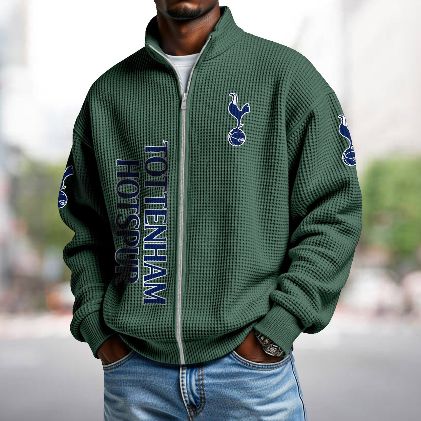 TOT x EPL Waffle Zip Up Sweatshirt DatND DVT