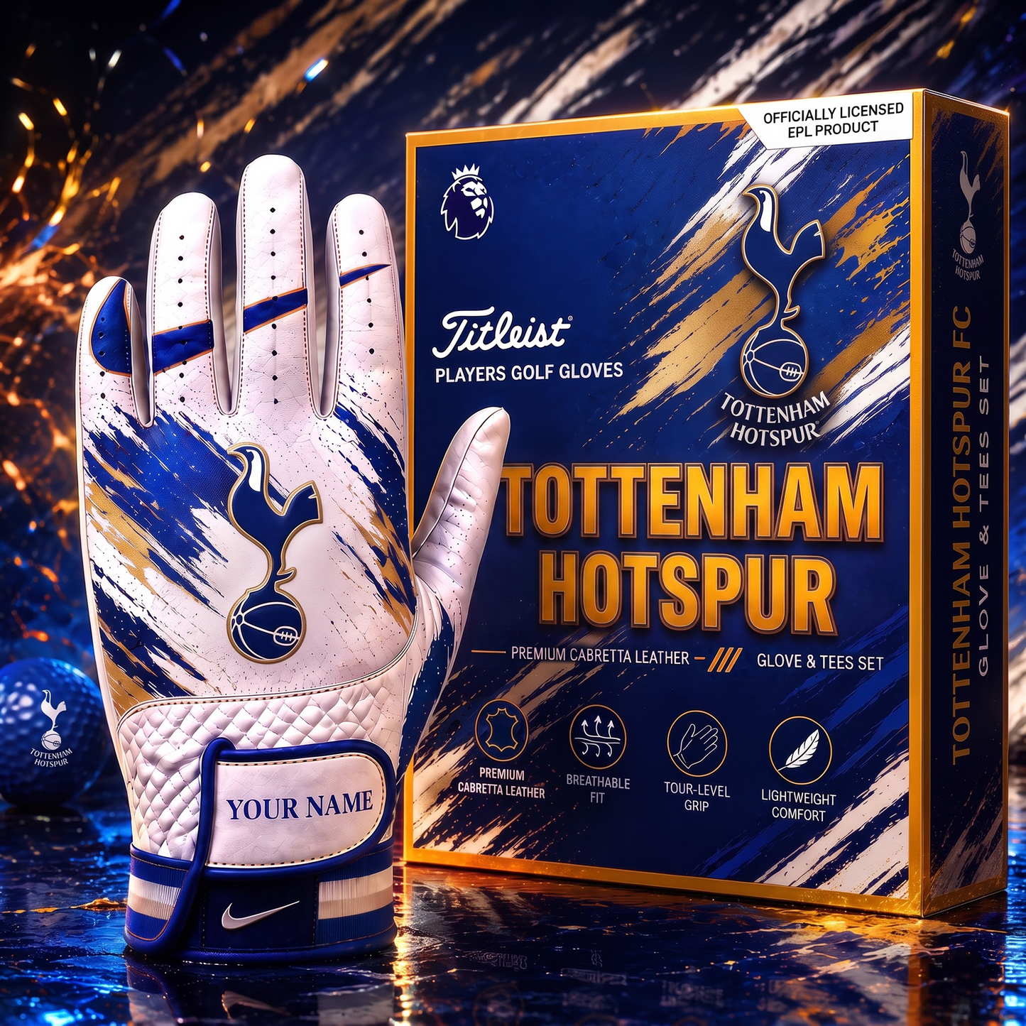 TOT_EPL LUXURY PERSONALIZED GOLF GLOVE SET LIMITED EDTION