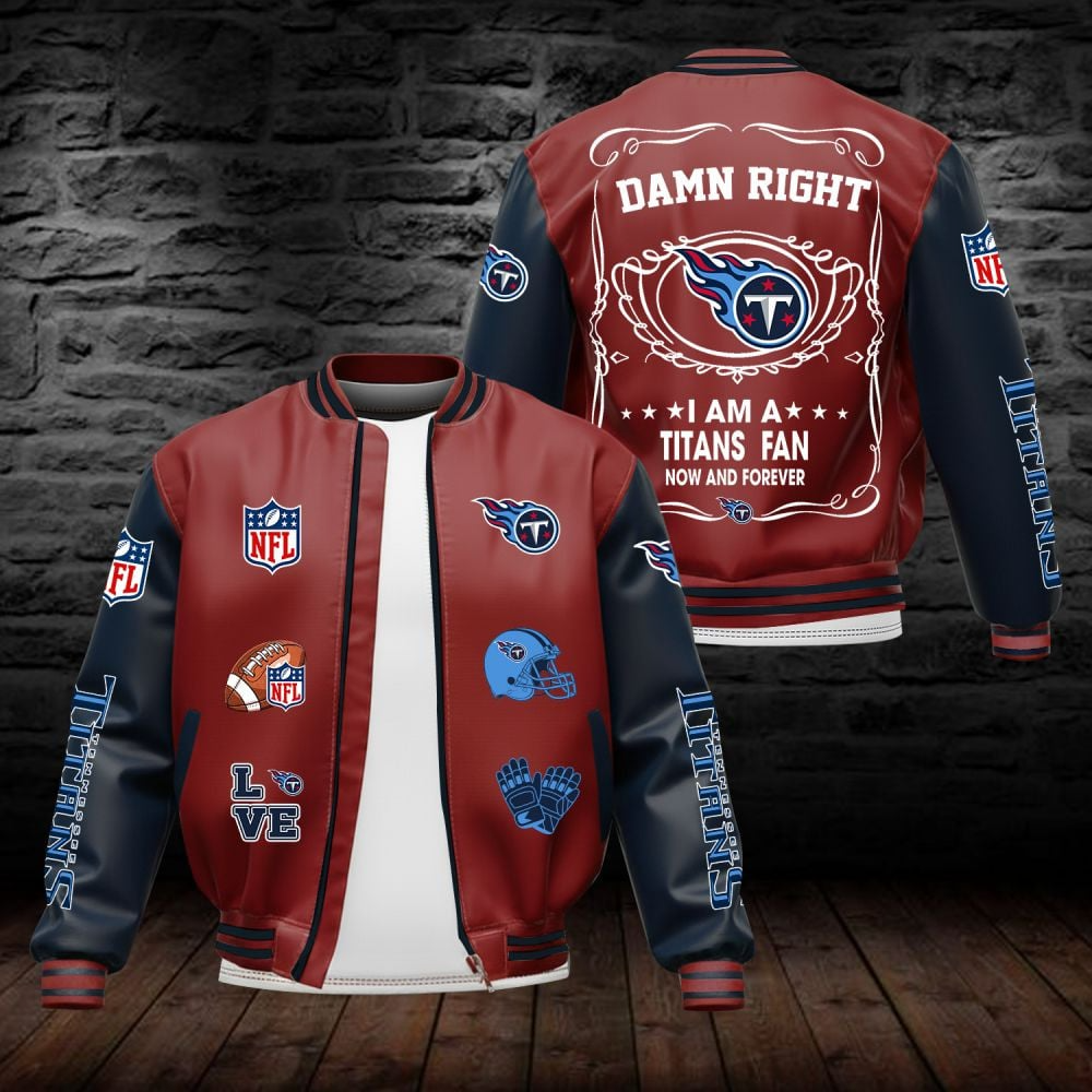 TT NFL Premium Leather Bomber Jacket DDT HLPHUONG