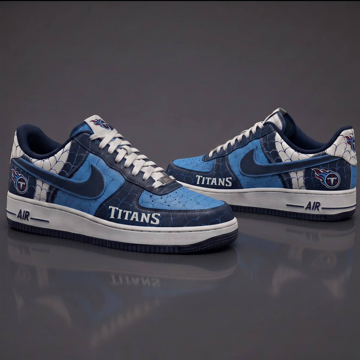 TT NFL x Spider Premium AF1 Sneakers Limited Edition Gift for Football Fans