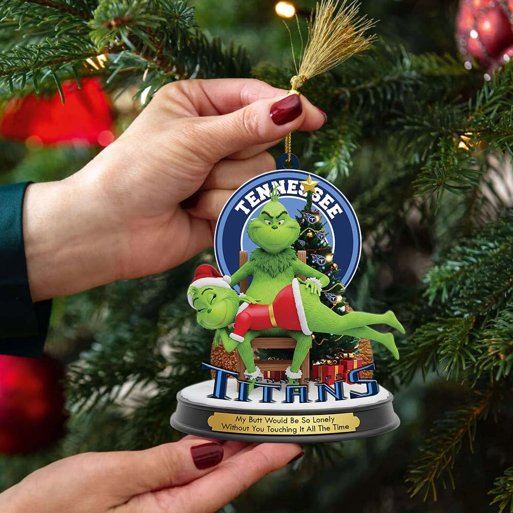 TT Premium NFL x Grinch Acrylic Ornament DDT NTL