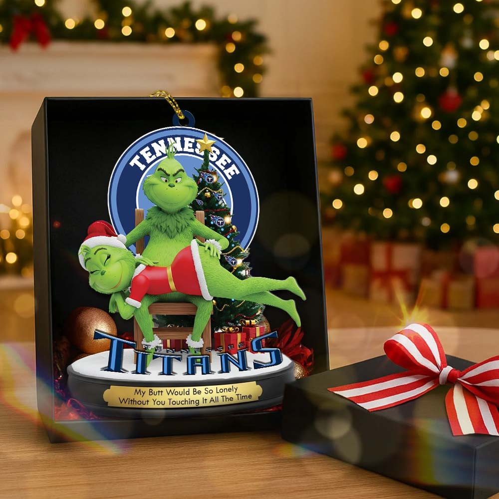 TT Premium NFL x Grinch Acrylic Ornament DDT NTL