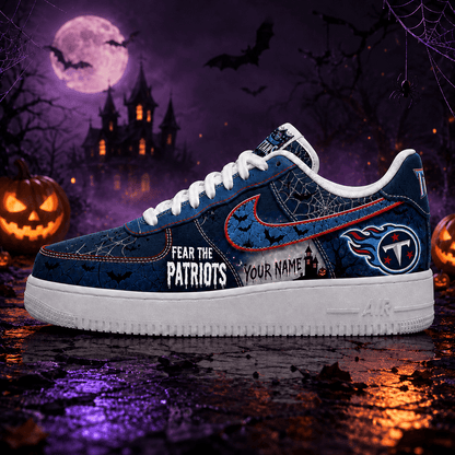TT x Premium NFL Fear The Team Halloween AF1 Sneakers