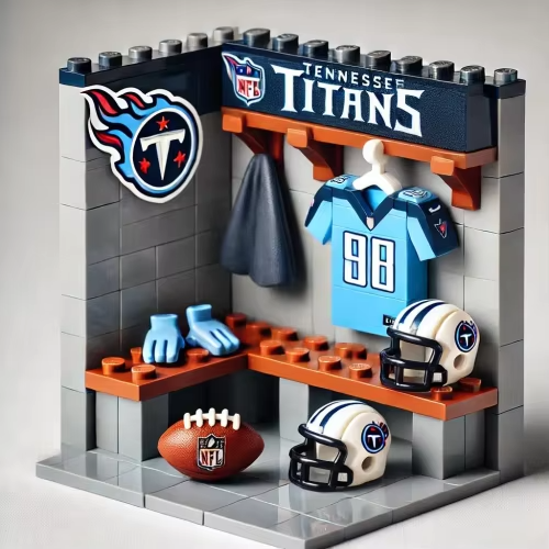 NFL Teams Custom Building Blocks Creative Peripheral Gift Model Toy Mini Changing Room Professional Football League Teams DDT CTND