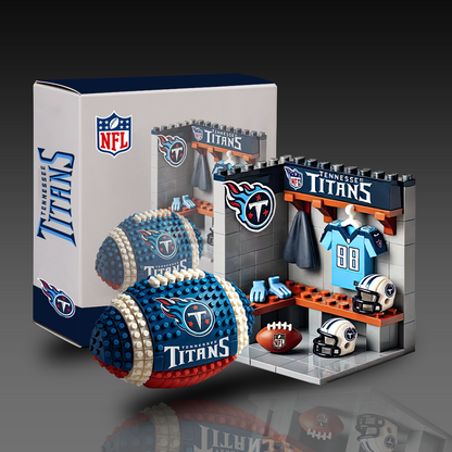 NFL Team Ball & Changing Room Building Block Football Set DDT CTND