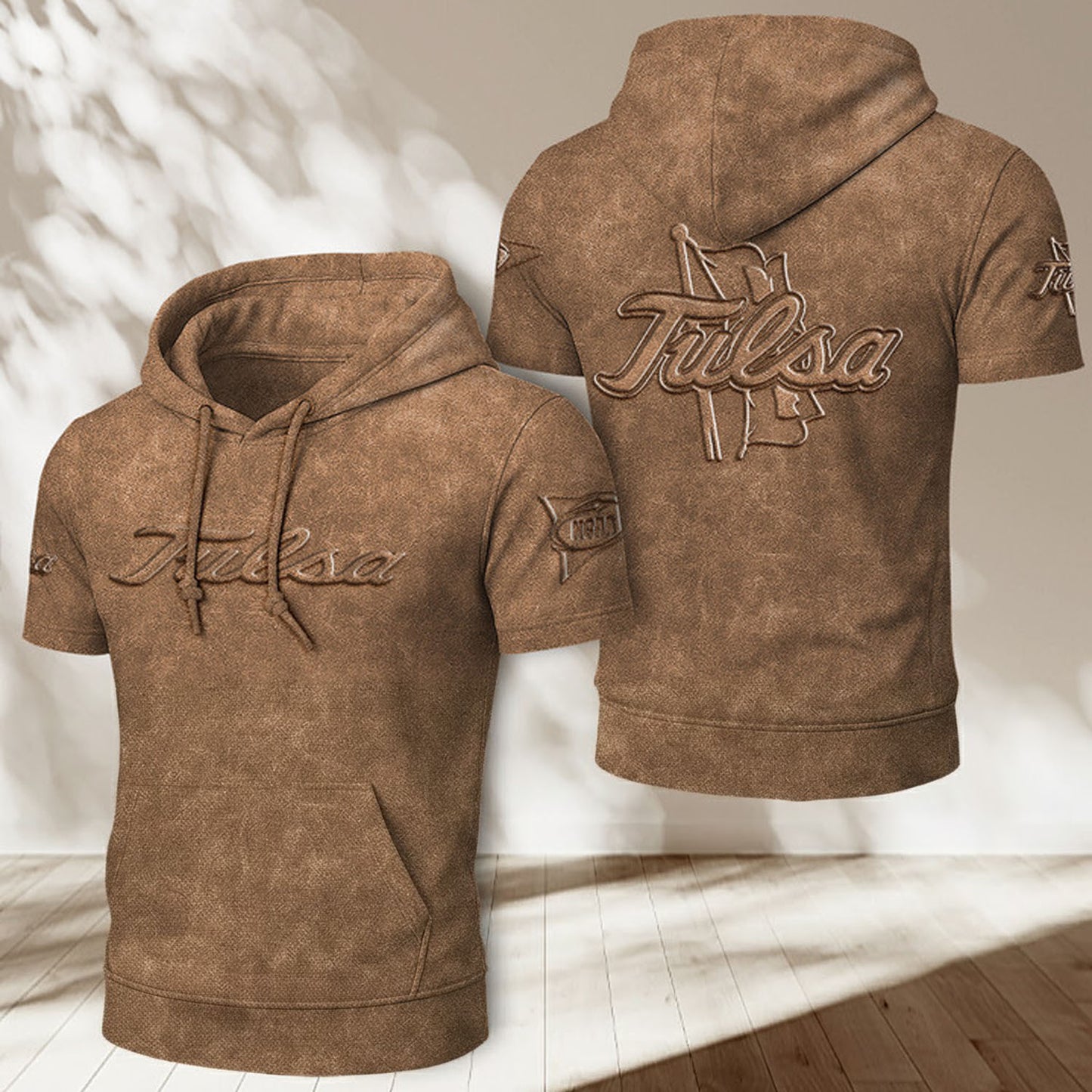 TU x NCAA Half Sleeve Hoodie T-Shirt DatND ThuongNH