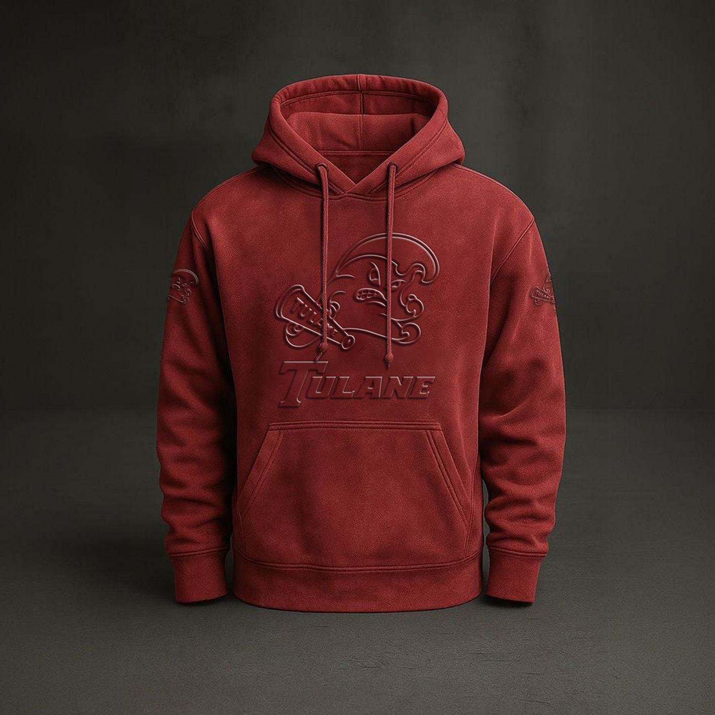 TULN Embossed Hoodie DatND DVT