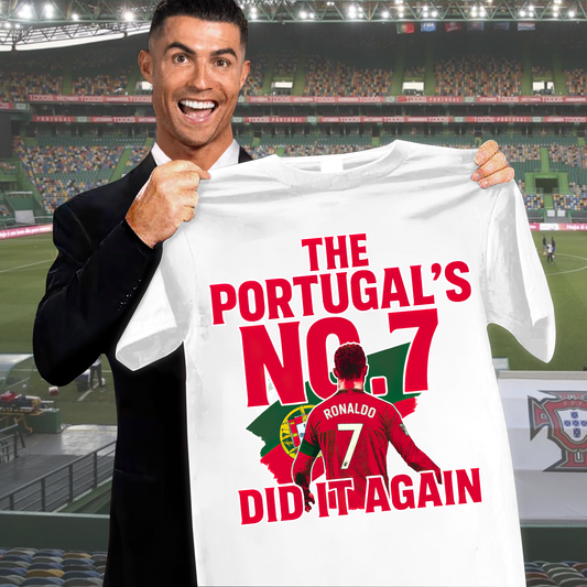 The Portugal‘s No.7 Did It Again Shirt DDTTTV