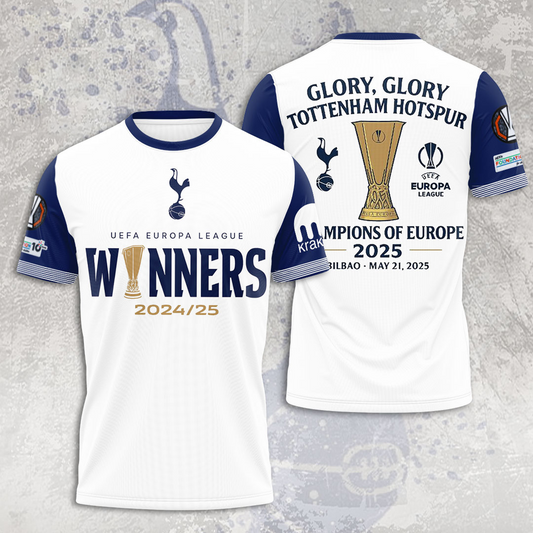 TOT Europa League 2025 Champions 3D Shirt NDD
