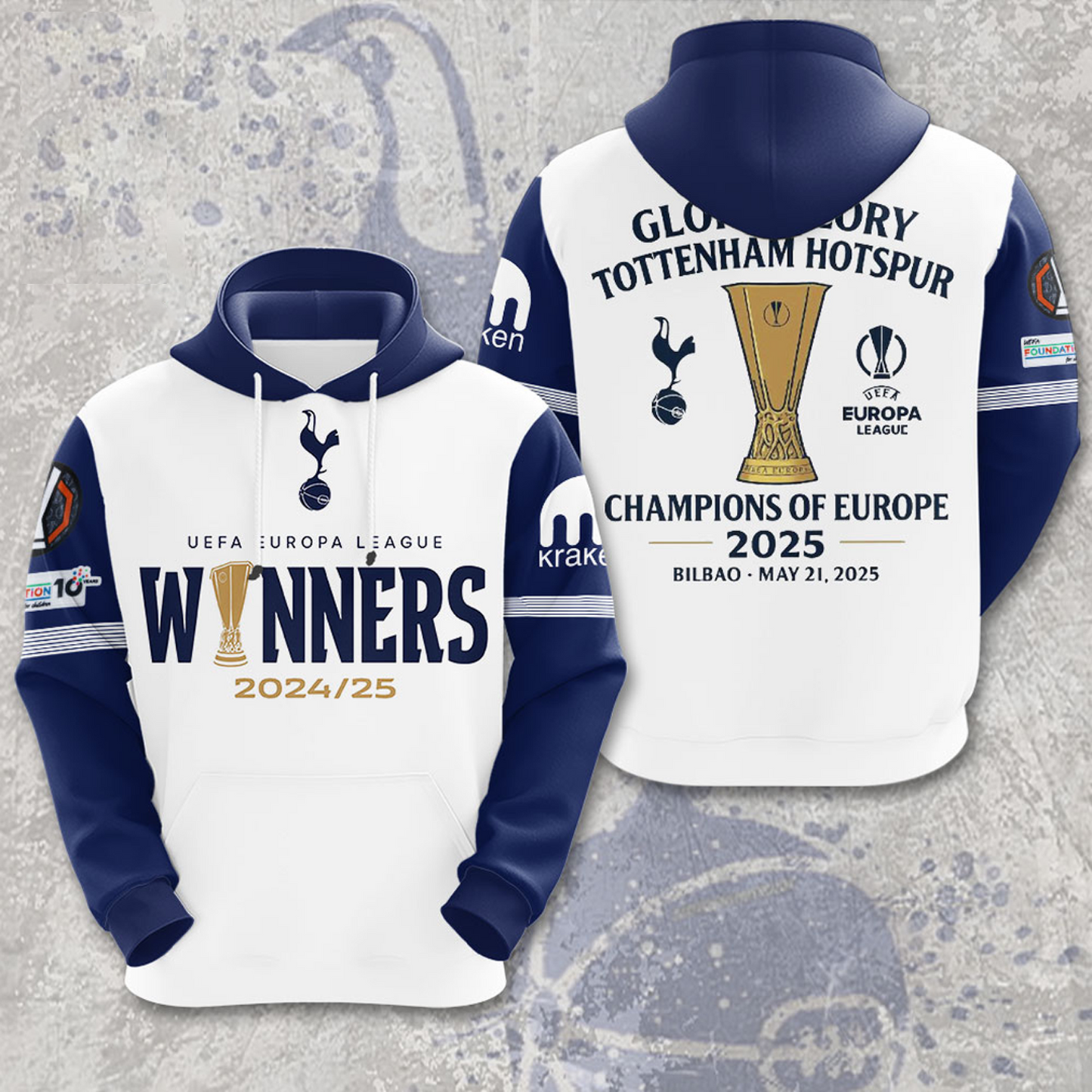 TOT Europa League 2025 Champions 3D Shirt NDD