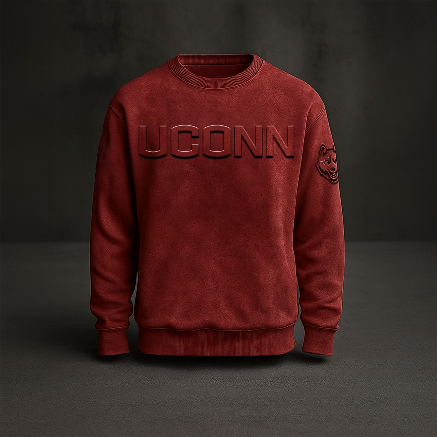 UCONN x NCAA Embossed Sweat Shirt DATND TANTD