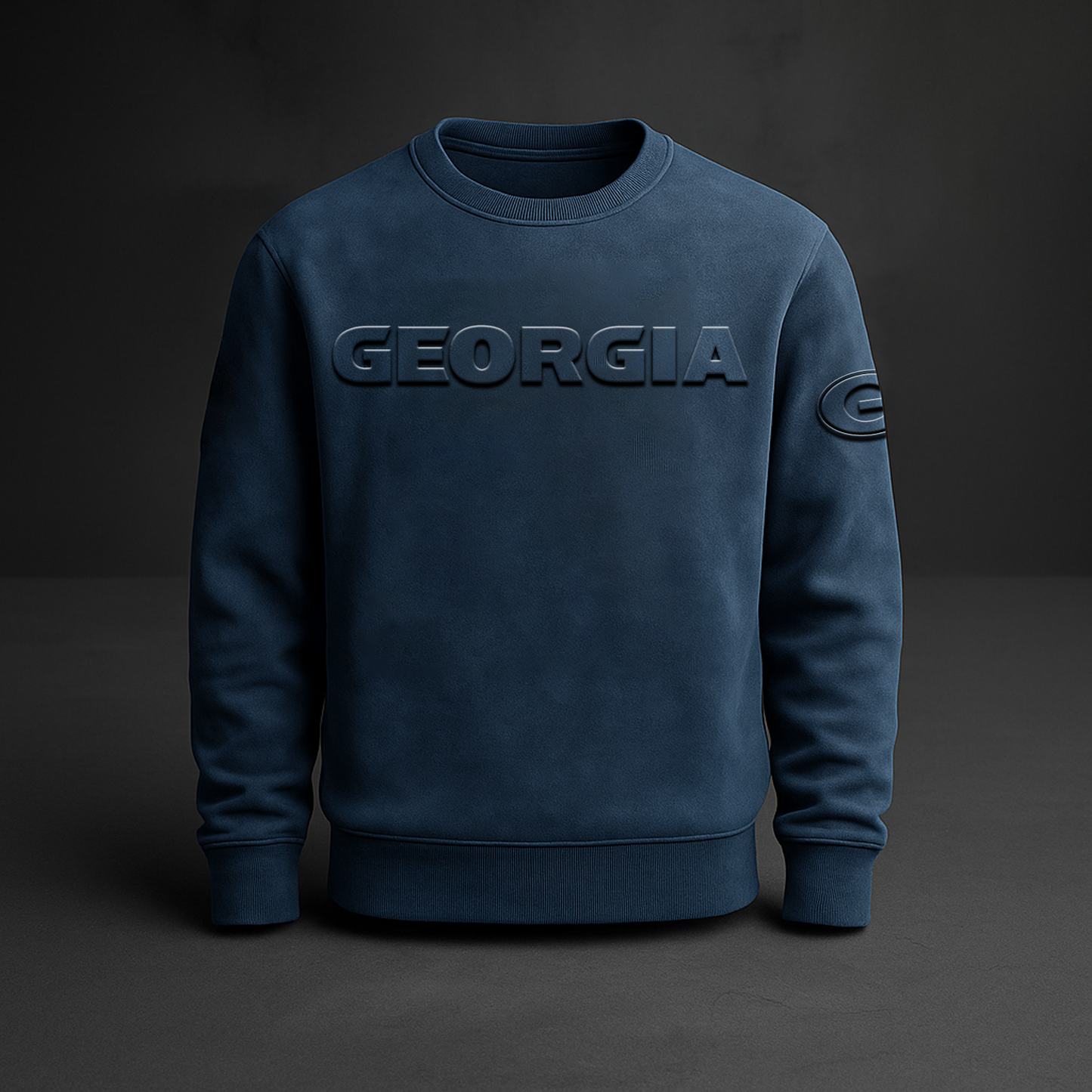 UGA x NCAA Embossed Sweat Shirt DATND TANTD