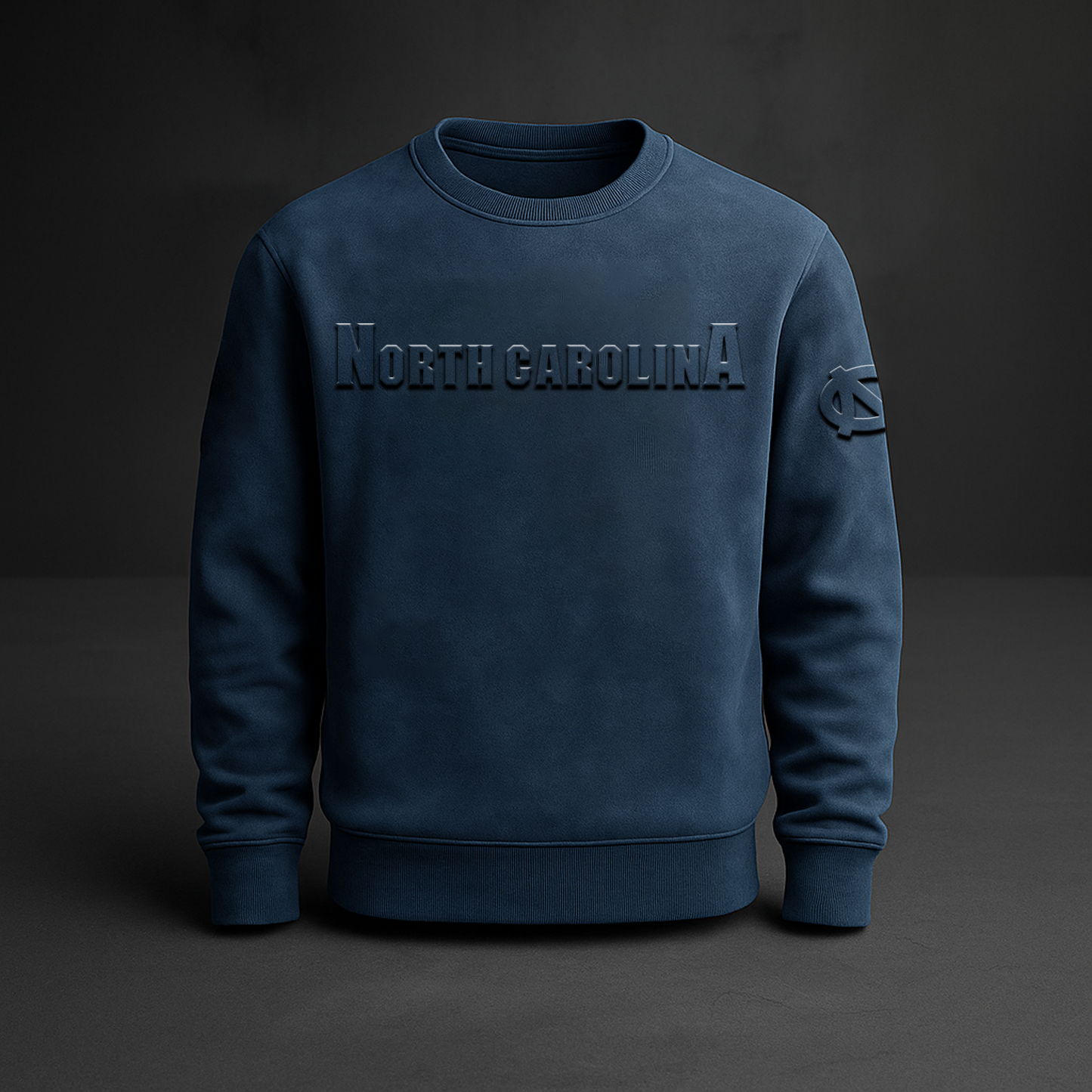 UNC x NCAA Embossed Sweat Shirt DATND TANTD